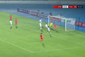 U16国足14-0屠戮东帝汶,谢晋帅惟浩赵松源齐戴帽