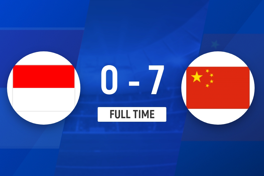 U17国足7-0横扫印尼 邝兆镭造3球赵松源帅惟浩双响 U17国足7-0横扫印尼 邝兆镭造3球赵松源帅惟浩双响