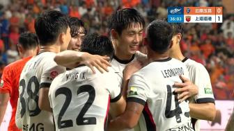 18岁布尼亚明传射救主 云南玉昆2-2逼平上海海港