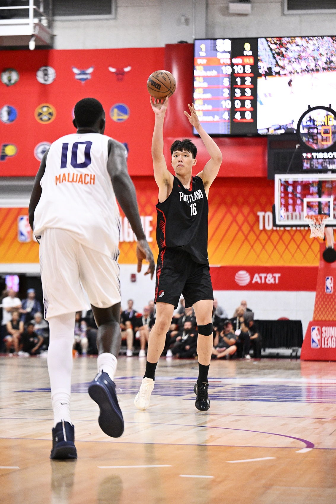 拓媒：杨瀚森夏联对位马卢阿奇暴露得分困境