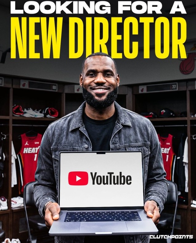 热火YouTube闹乌龙:误发詹姆斯加盟直播预告 招聘战略总监已超200人申请