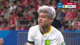 蓉城补时绝平国安2-2，张玉宁双响难阻四连平