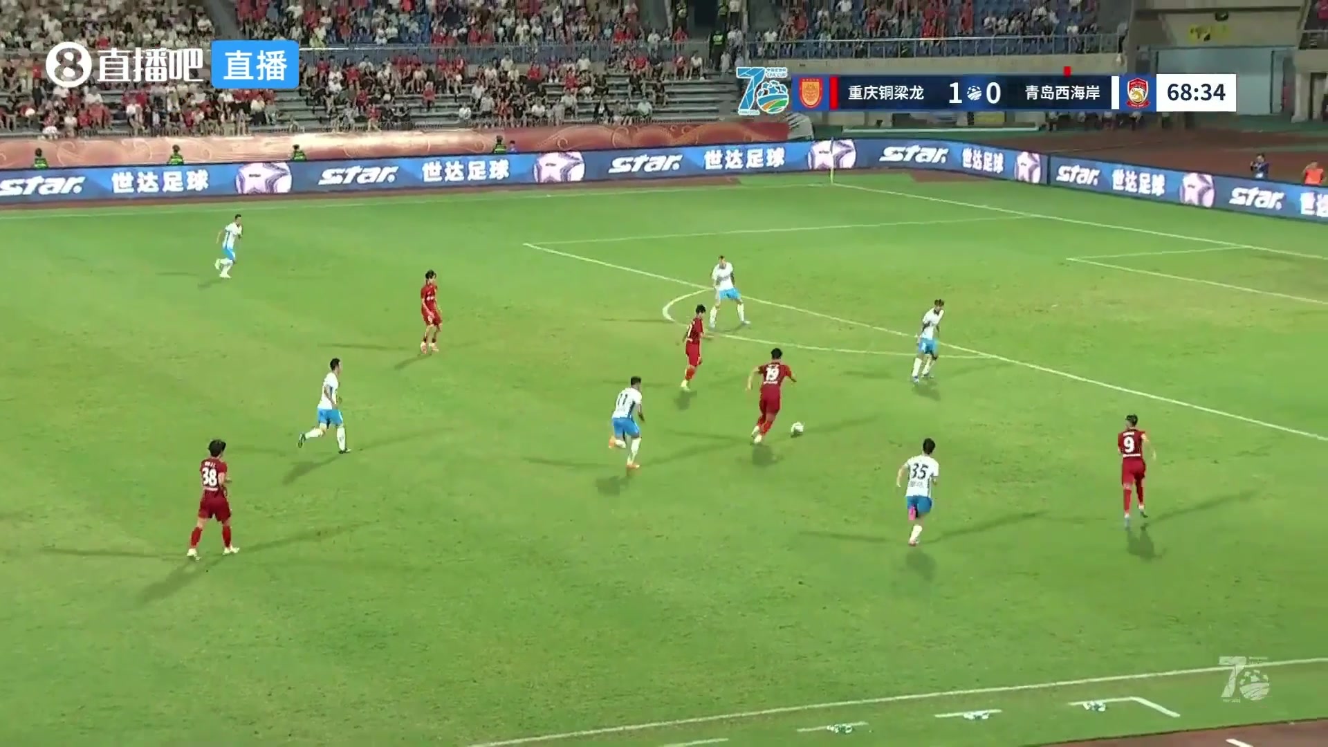 07月21日 足协杯1/8决赛 重庆铜梁龙 VS 青岛西海岸 全场录像【全场录像+集锦】