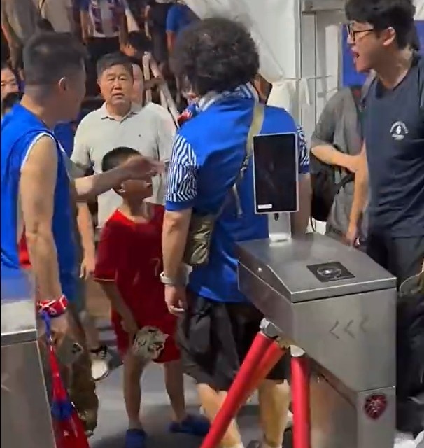 武磊球衣小球迷遭围攻 半月谈：玷污绿茵的是心中戾气