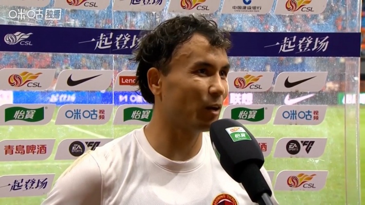 迪力穆拉提谈0-5玉昆:高原还是有优势 重回云南挺开心的