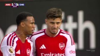 三连胜!阿森纳2-1逆转切尔西 罗杰斯闪击哈弗茨破门厄德高制胜